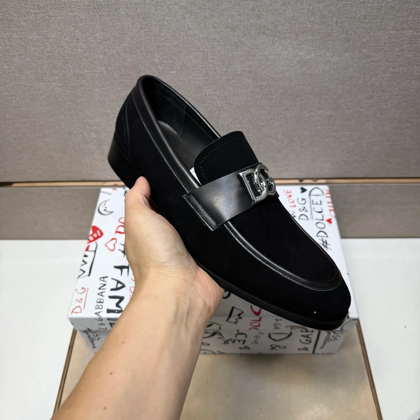 Men's men's shoes 💰pp520【DG～】Men's casual formal leather shoes 2025z cabinet sales simultaneously 🔶Size: 38-44#️⃣ 🔷1 color🔜The upper is made of cowhide stitching➕Cowhide lining, comfortable and breathable, sole: original comfortable, wear-resistant and non-slip outsole, ⚠️Real thing📱Photographed🎬The real thing is better📢📢📢